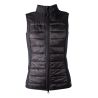 Mouwloos HKM-vest in jersey/nylon Basel II Style dames - Zwart
