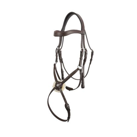 Signature-hoofdstel by Antares gecombineerde neusriem