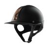 Antares Precision Galaxy-helm met Eclipse-zonneklep in chroom - Zwart / koper / koper / zwart