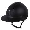 Antares Origin-helm Referentie Eclipse Swarovski-zonneklep - Zwart / zwart leer