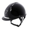 Antares Origin Premium helm met standaard klep - Zwart lak