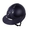 Antares Origin Galaxy-helm met Eclipse-klep - Blauw / blauw leer