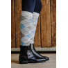 Equithème Argyle damessokken - Grijs / lila