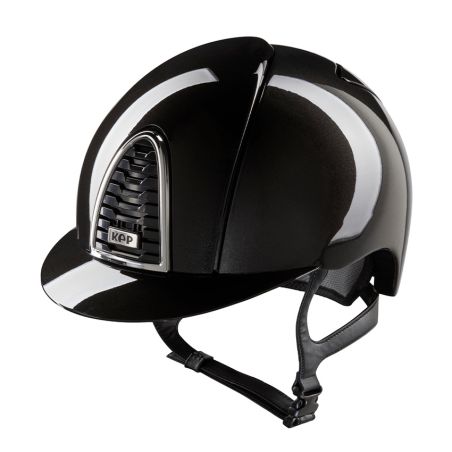 Kep Cromo 2.0 glanzend zwarte helm met standaard klep