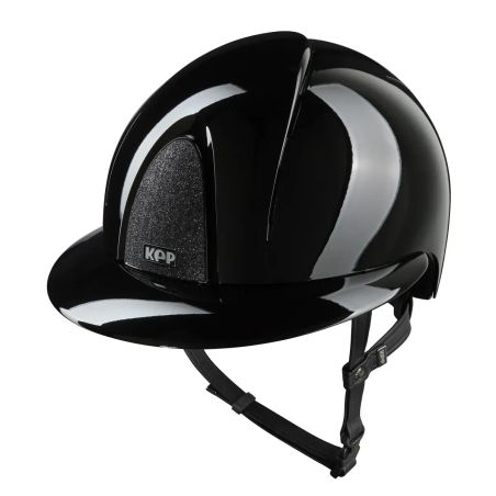 Kep Smart Nova helm met zwart gepolijst metaal, ster, polo-klep