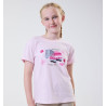 Kinder T-shirt Horseware Crafty Pony - Roze Horseware