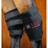 Horseware LED roodlicht therapeutische spronggewricsbeschermers - Zwart / zwart