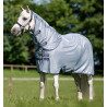 Amigo® Bug Rug Plus anti-vliegen deken voor pony - Gemêleerd blauw / blauw / zilver