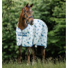 Vliegendeken Horseware Amigo Bug Rug - Libellenmotief / zilver / blauw / salie