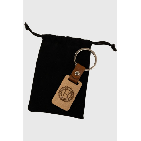 Harcour houten sleutelhanger