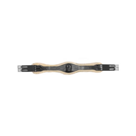 Lederen singel van Waldhausen met ECO Wool