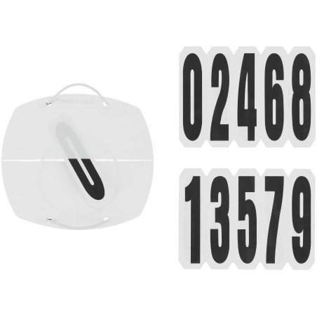 Startnummer 4 cijfers Equithème Rechthoek