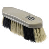 Harde borstel 2 kleuren groot Imperial Riding - Licht metallic olijfkleur