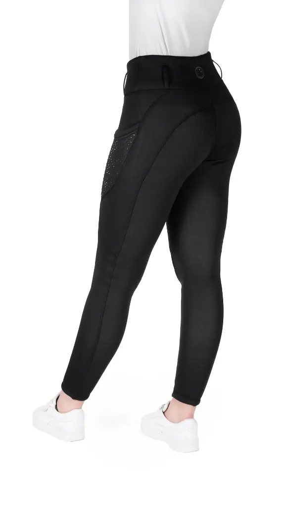 Legging Je t'aime Equithème Neva kind Zwart