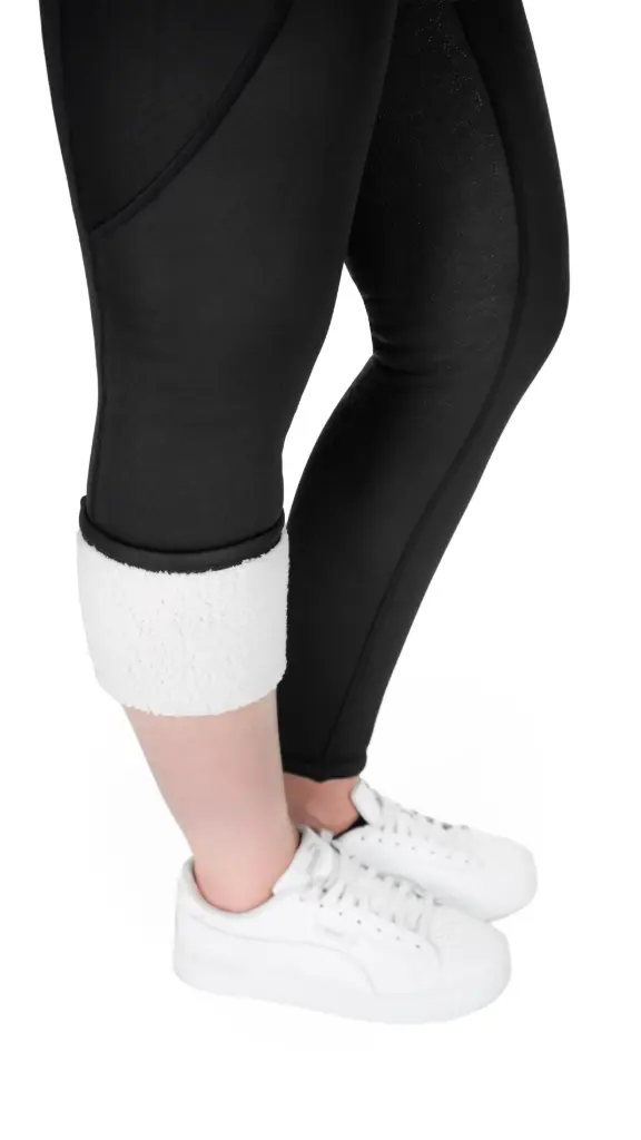 Legging Je t'aime Equithème Neva kind Zwart