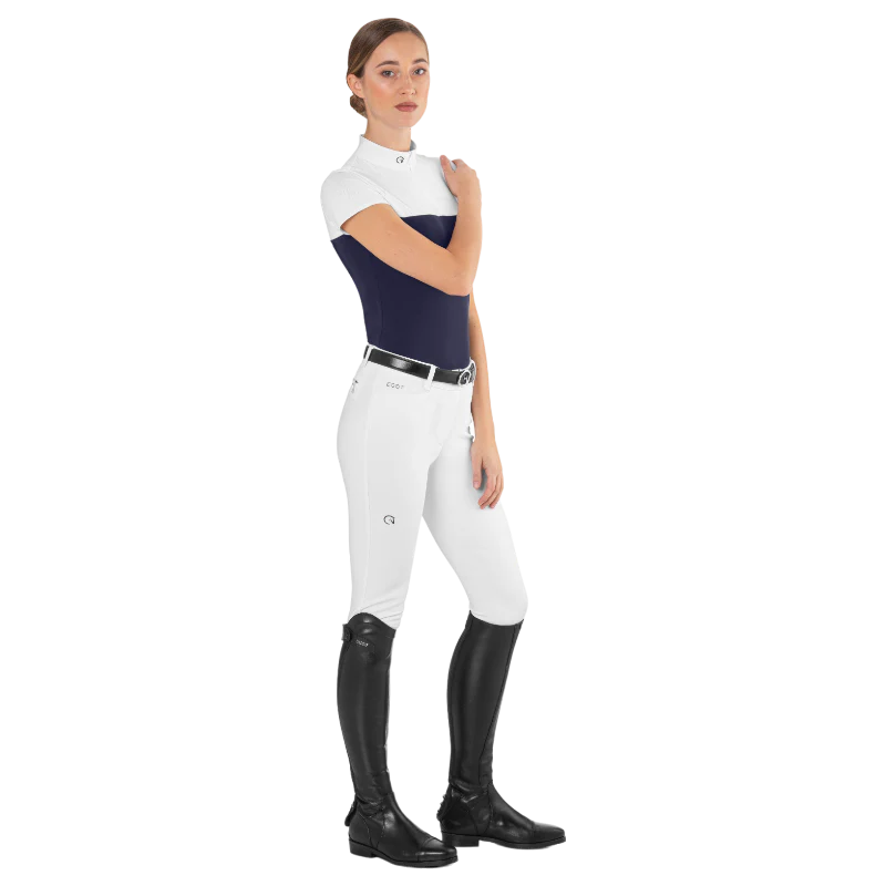 Ego7 mesh wedstrijdpolo met korte mouwen voor dames Marine Marineblauw Ego7 mesh wedstrijdpolo met korte mouwen voor dames Marine Marineblauw