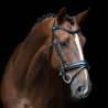 Engelse hoofdstel Imperial Riding gecombineerde Sleek - Zwart