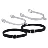 Heren-sporen Imperial Riding Basic 15 mm, vierkante punt - Zilver