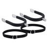 Heren sporen Imperial Riding Basic 20 mm met siliconen coating - Zilver