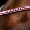 Voorhoofdband Imperial Riding Beads - Roze