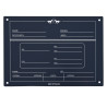 Stalplaat English HV Polo - Marine