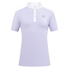 Wedstrijdpolo met korte mouwen Imperial Riding Basic dames - Glycine
