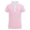 Imperial Riding Basic Glam Kids korte mouwen wedstrijdpolo - Suikerspin