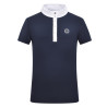 Imperial Riding Basic Glam Kids korte mouwen wedstrijdpolo - Marine