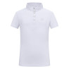 Imperial Riding Basic Glam Kids korte mouwen wedstrijdpolo - Wit