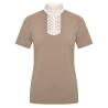 Wedstrijdpolo met korte mouwen Imperial Riding Shine dames - Stro