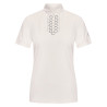 Wedstrijdpolo met korte mouwen Imperial Riding Shine dames - Wit