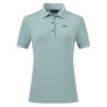 HV Polo Norah dames poloshirt met korte mouwen - Aqua sky