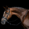 Imperial Riding teugels van glad leer - Zwart