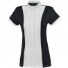 Dames poloshirt met korte mouwen Diamantina Flags & Cup - Zwart