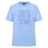 HV Polo Jenny dames T-shirt met korte mouwen - Poederblauw