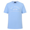 HV Polo Natalie dames T-shirt met korte mouwen - Poederblauw