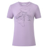 Dames T-shirt met korte mouwen Euro-Star Amelia - Vlierbes