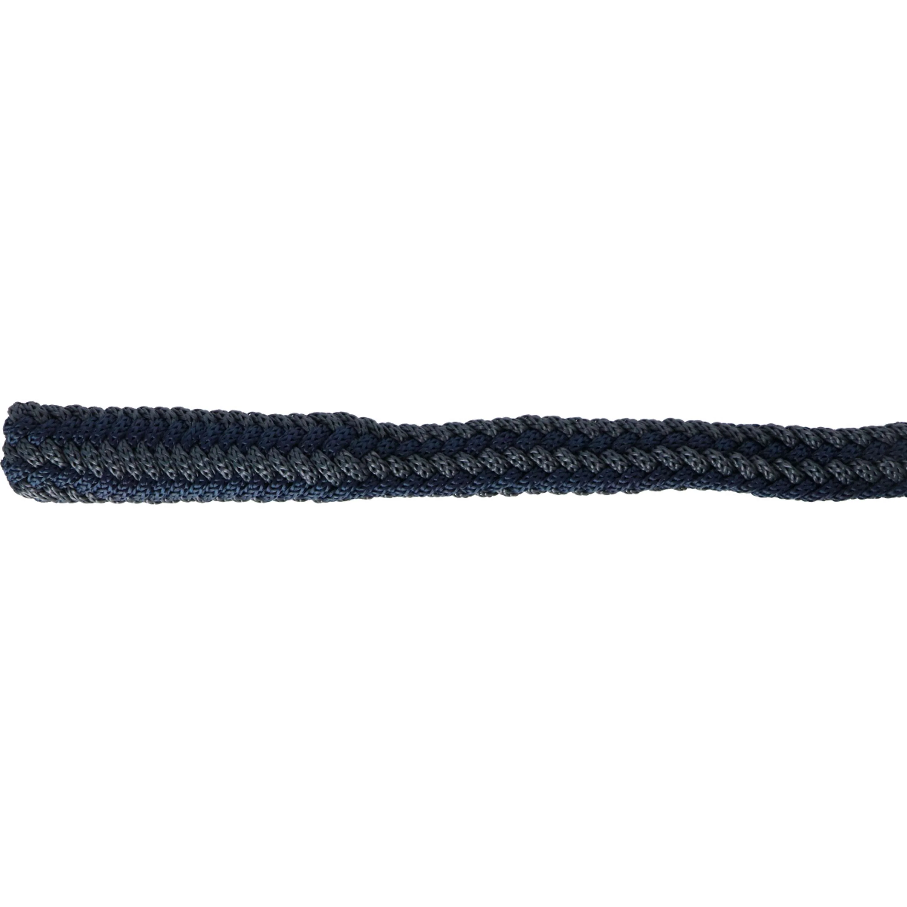 Longeerlijn Bucas Show-Line comfort met paniekhaak Marine / grijs Blauw