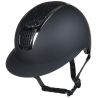 Glamour Shield Helm HKM - Zwart / zilverkleurig