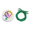 Casco My Style gestreepte biezenkit - Reflecterend groen