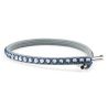 Set van biezen Casco My Style gestreept kristal - Blauwe denimkristallen