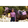LeMieux Merino+ Suede Close Contact Vierkant Zadeldek - Fondant