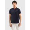 Harcour Fuego poloshirt met korte mouwen heren Frankrijk - Marine
