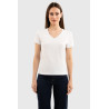 T-shirt Harcour Aquila met korte mouwen voor dames Frankrijk - Wit