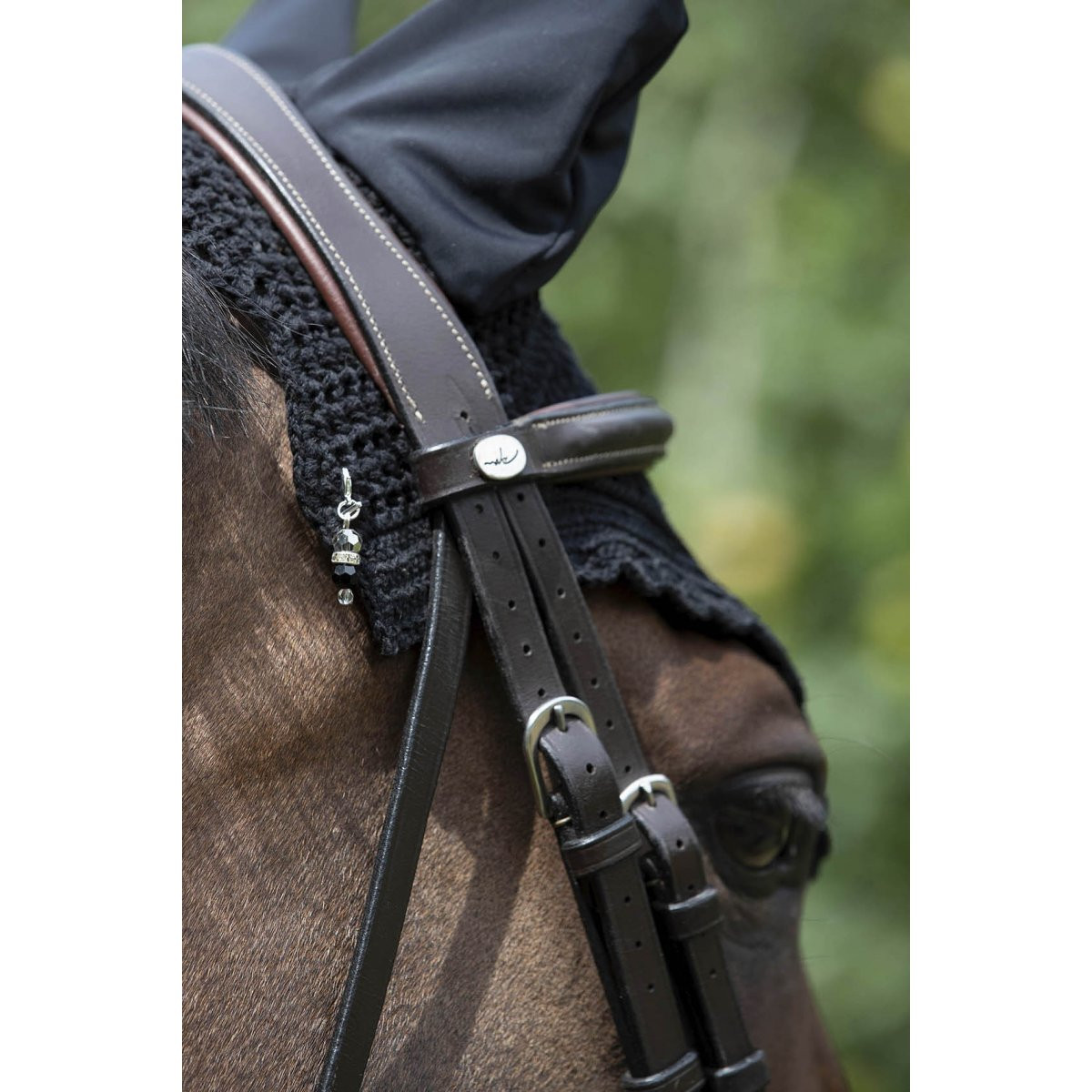 Charm LeMieux voor vliegenmasker Transparant / zwart Charm LeMieux voor vliegenmasker Transparant / zwart