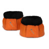 Zwarte schapenvacht springschoenen Arma Shires - Oranje