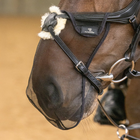 Shires FlyGuard Pro neusnetje voor hoofdstel met Mexicaanse neusriem