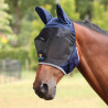 Shires FlyGuard Pro Deluxe vliegenmasker met oren - Marine