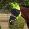 Hi-Viz Shires FlyGuard Pro fijnmazig anti-vliegenmasker met oren en neus - Geel