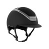 Kask Dogma Chrome Swarovski Carpet-kap met klinknagels - Zwart / zilver
